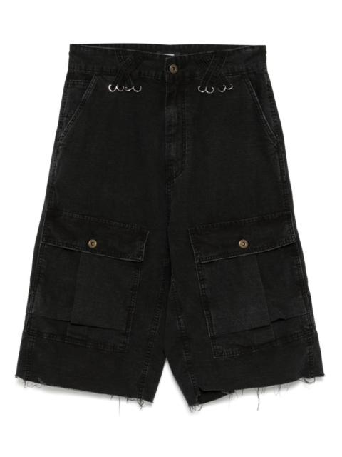 We11done military village shorts