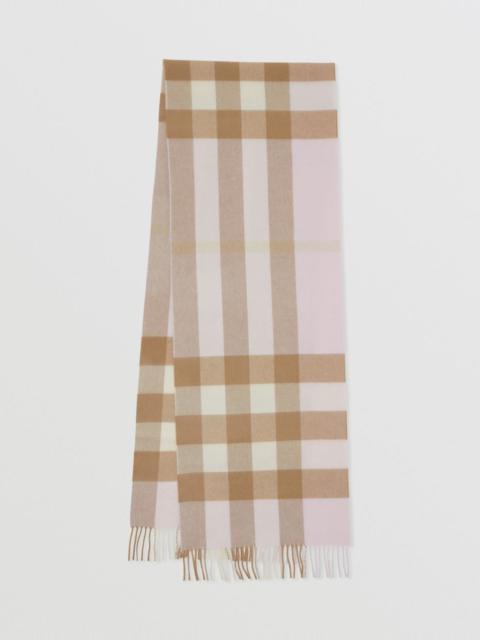 Check Cashmere Scarf