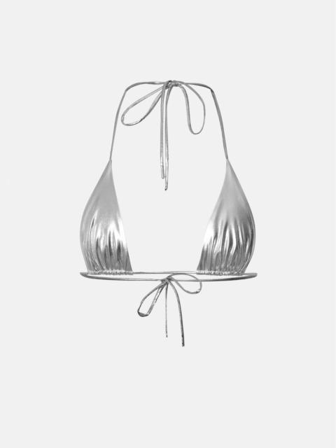 POSTER GIRL TEAM BIKINI TOP SILVER