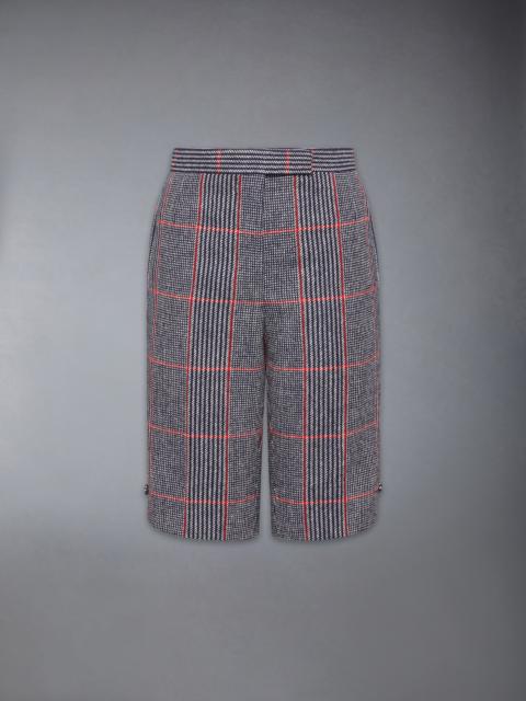 Thom Browne OVERSIZED CHECK HUNTING TWEED BERMUDA SHORT