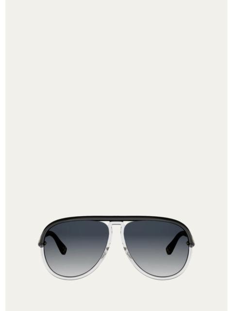 Dior Twincolors 61MM Aviator Sunglasses