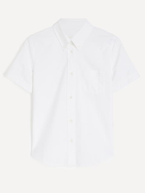 A.P.C. White Uniform Short-Sleeve Shirt