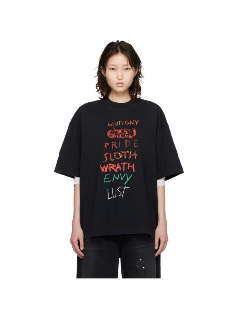 Black 7 Sins T-shirt