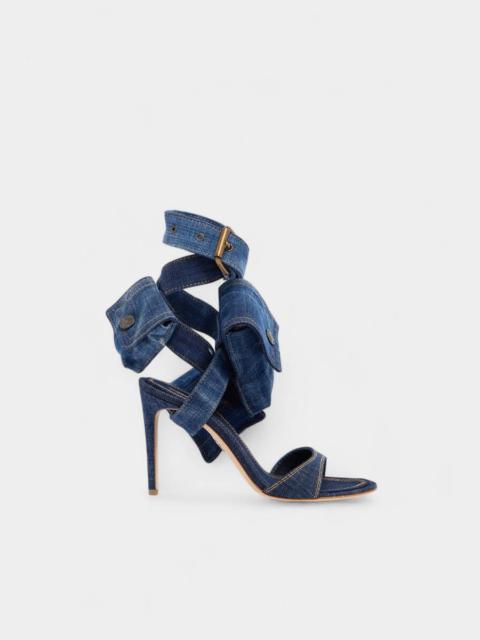 DSQUARED2 SUMMER DREAM TWIN HEELED SANDALS