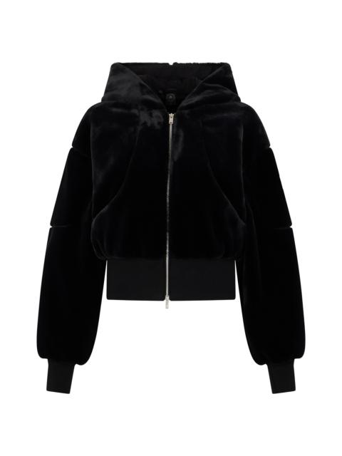 MOOSE KNUCKLES Women's Bunny Rose De Lima Faux-Fur Jacket - Black