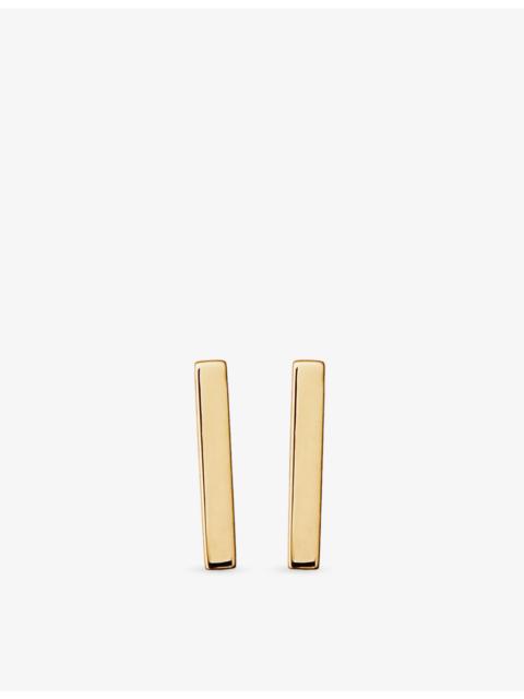 MISSOMA Fine Bar 9ct Yellow-Gold Stud Earrings