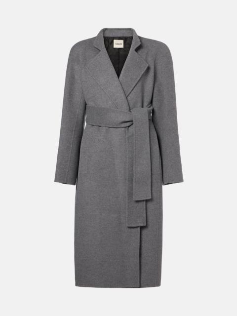 KHAITE Deena wool wrap coat