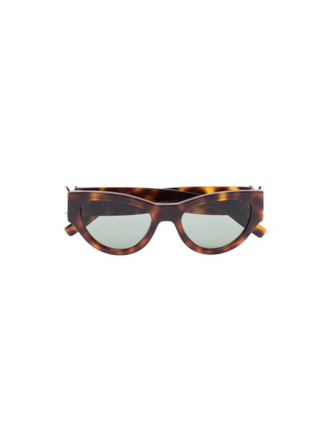 SLM94 tortoise-shell cat-eye frame sunglasses