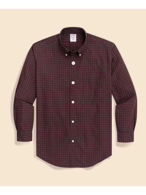 Brooks Brothers Brooks Brothers x NEEDLES Cotton Poplin Mini Tartan Check Button-Down Shirt