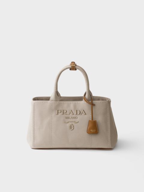 Prada Prada Jardinière large cotton canvas handbag