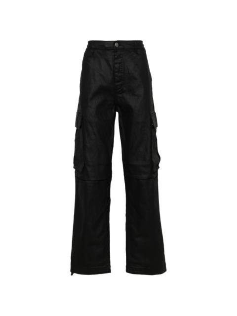 Fugitive drawstring cargo trousers