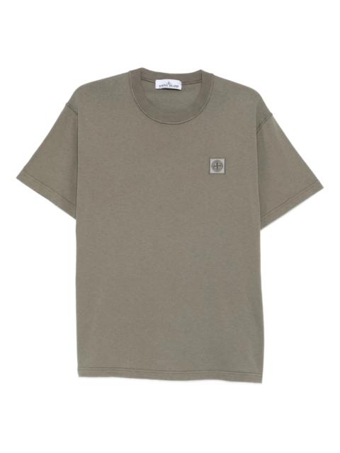 Stone Island Stone Island Compass-patch Cotton T-shirt