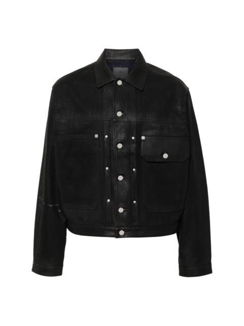 Givenchy coated denim jacket