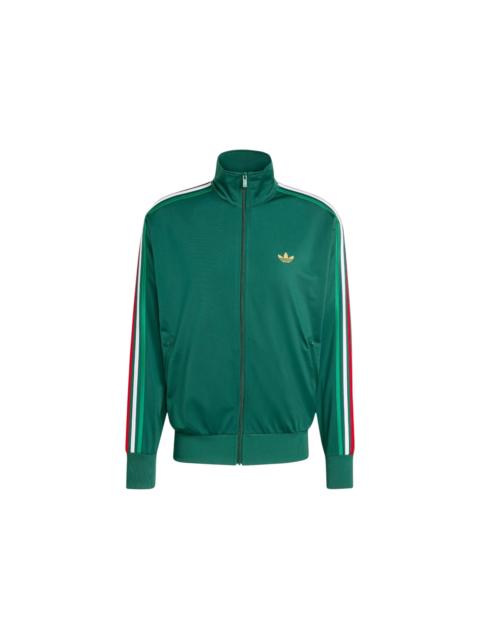 adidas adidas Firebird Track Top Team Dark Green Bold Green White