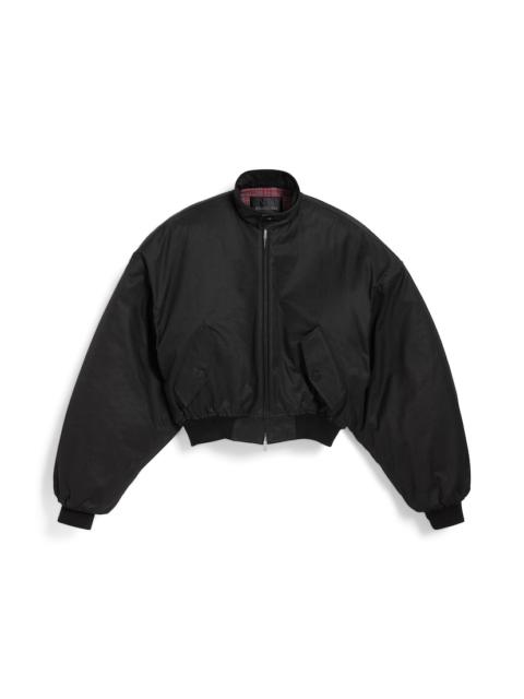 BALENCIAGA Round Harrington Jacket in Black