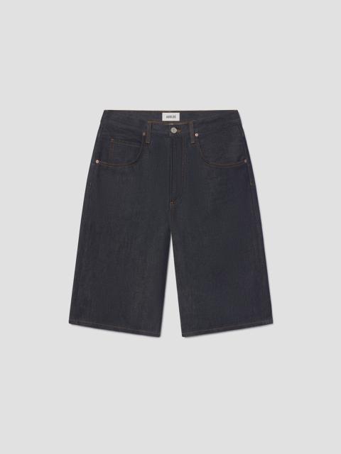 AGOLDE FUSION SKATER SHORT IN RAW