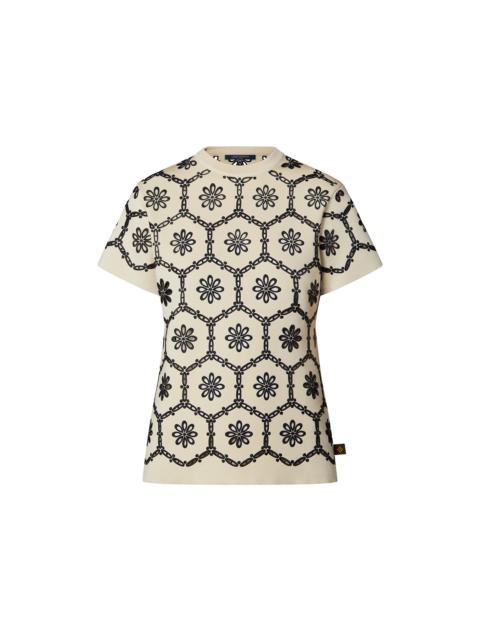 Louis Vuitton Broderie Anglaise Knit Top
