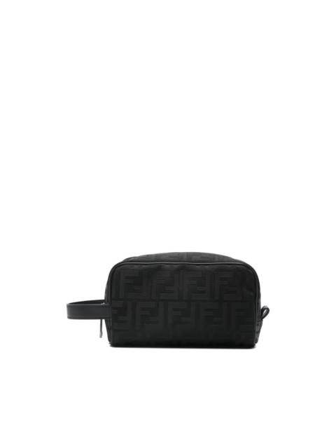 FENDI logo-patterned zip pouch