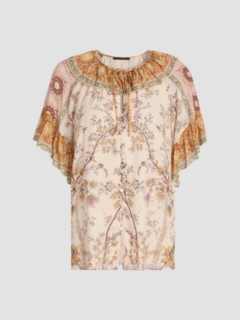 KOBI HALPERIN Women's Verity Printed Tunic Blouse - Honey Multi