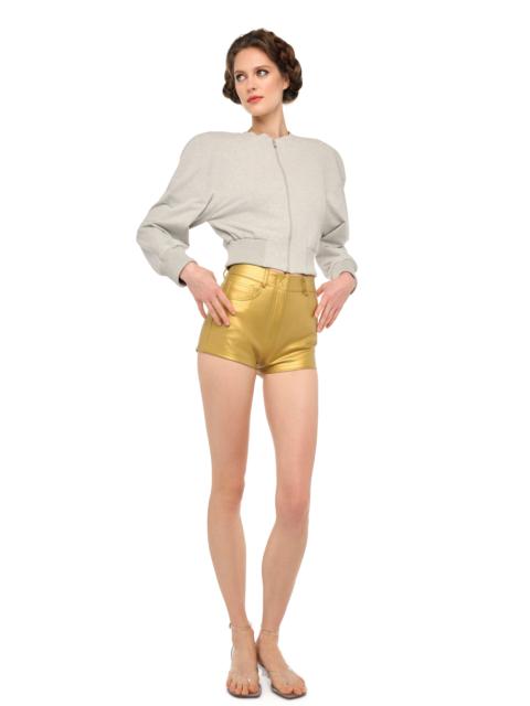 NORMA KAMALI HIGH WAIST JEAN SHORT