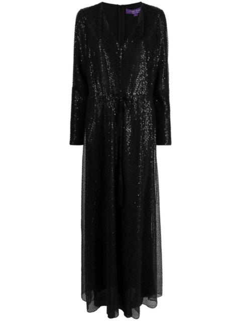 Ralph Lauren Carmelo sequinned maxi dress