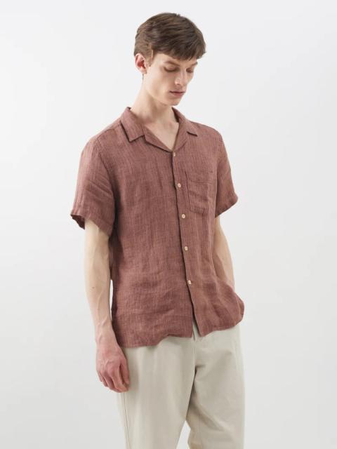 Oliver Spencer Havana patch-pocket linen shirt