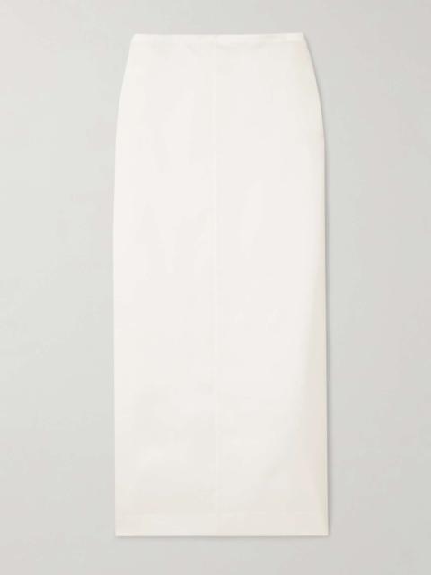 Lalisa silk-organza maxi skirt Ivory