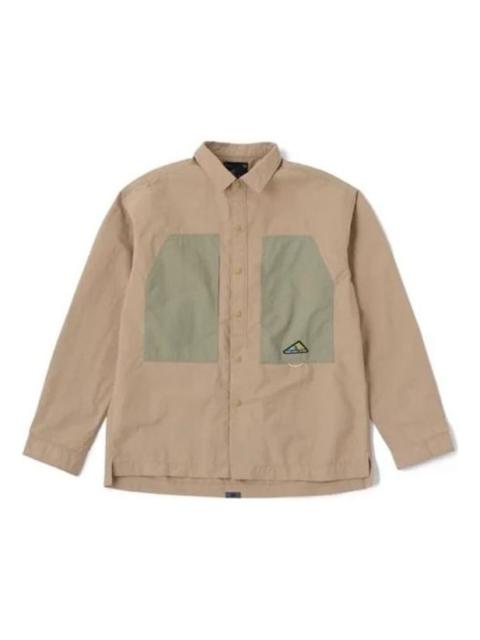 New Balance Lifestyle Shirt Jacket 'Khaki Green' JMTL2059-HMP