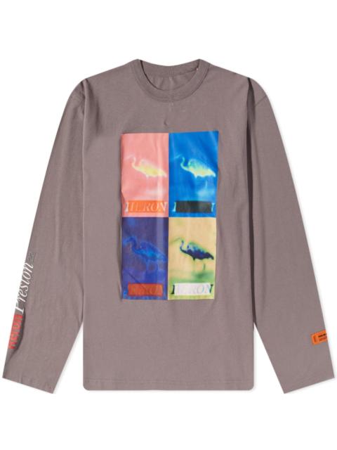 Heron Preston Heron Preston Long Sleeve Multi Heron Censored T-Shirt