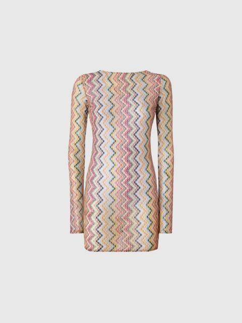 Missoni Long-sleeved t-shirt with irregular zig zag print