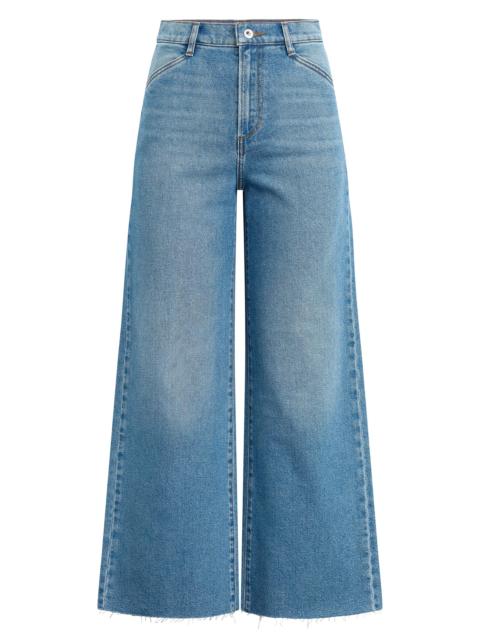 Favorite Daughter Women's The Mischa Shortie High-Rise Wide-Leg Ankle Jeans - Rio
