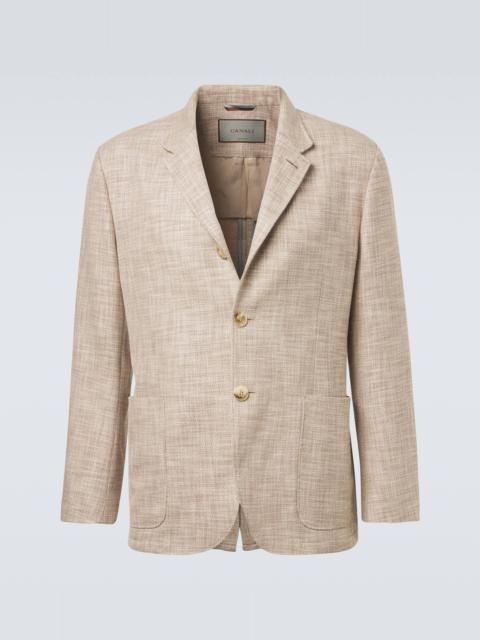Canali Cotton, wool, and silk blazer