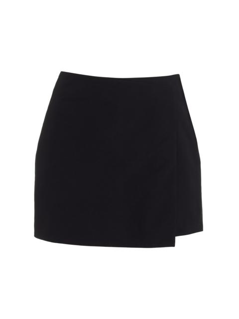 Moncler Wool-Cashmere Mini Skort black