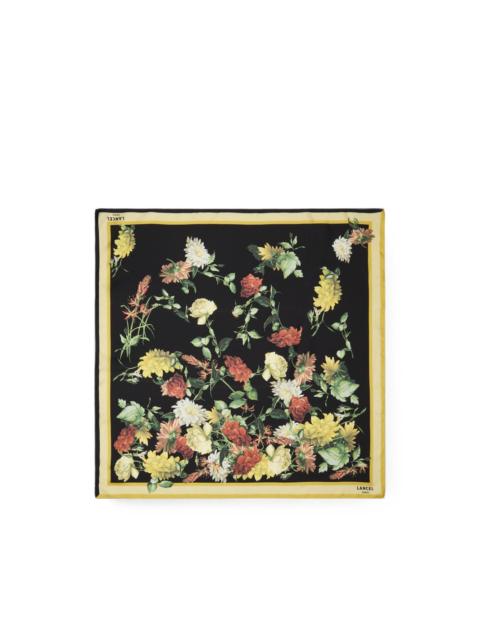 LANCEL floral-print scarf