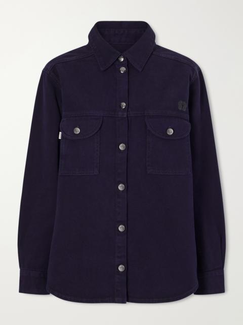 BLAZÉ MILANO Berber Embroidered Denim Shirt