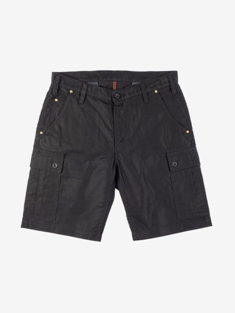 Iron Heart 7.4oz Cotton Whipcord Camp Shorts - Black