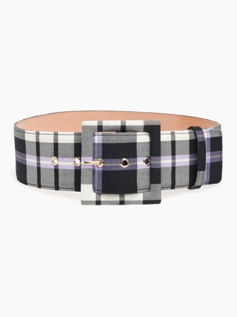 CAROLINA HERRERA Plaid Icon Belt