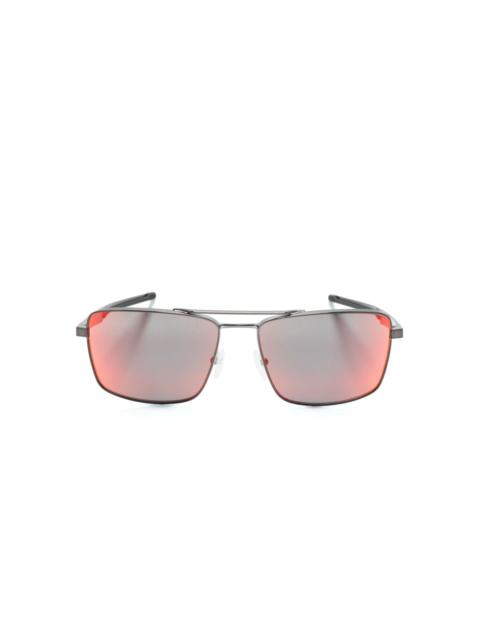 Ferrari rectangle-frame mirrored sunglasses