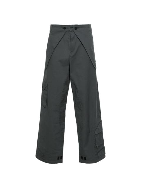 A-COLD-WALL* Overlay cotton-blend cargo trousers
