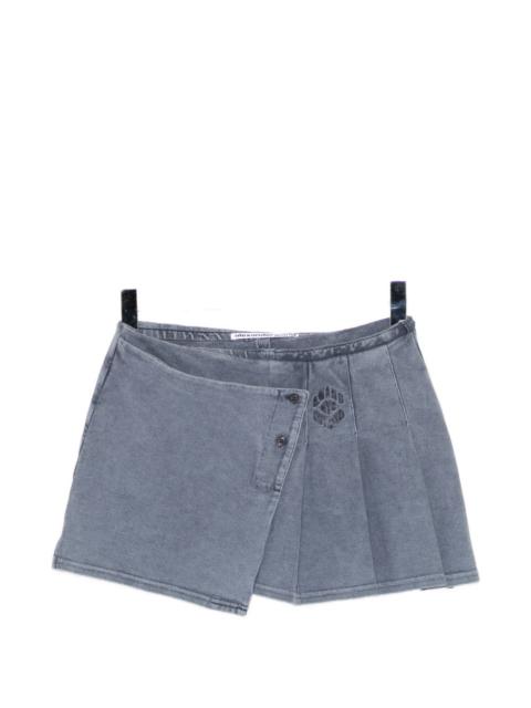Alexander Wang pleated wrap mini skirt