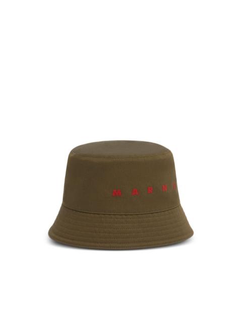 Marni logo-embroidered bucket hat