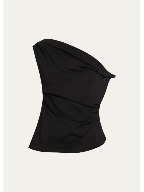 SIMKHAI Zerra Draped Asymmetric Top