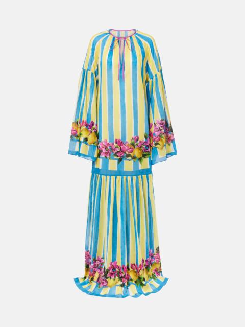 Dolce & Gabbana Striped cotton kaftan