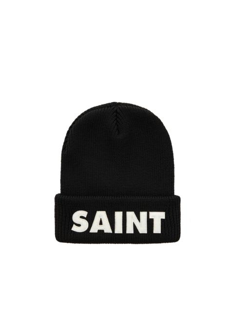 SAINT M×××××× KNIT CAP/SAINT / BLK | REVERSIBLE