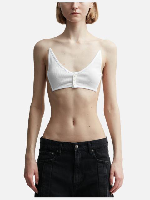Y/Project INVISIBLE STRAP BRALETTE