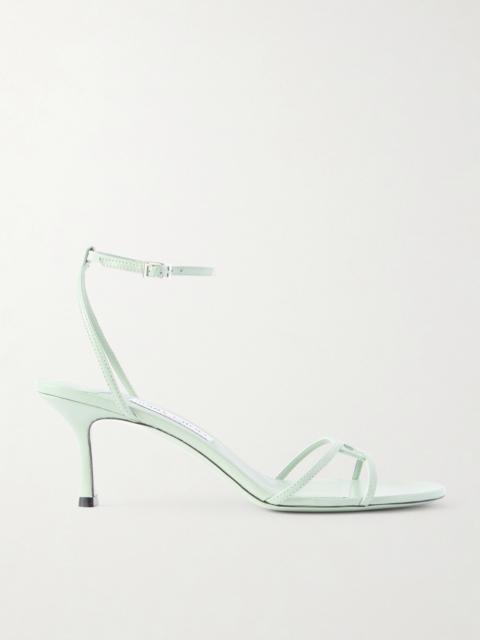 JIMMY CHOO Leo 65 Leather Sandals