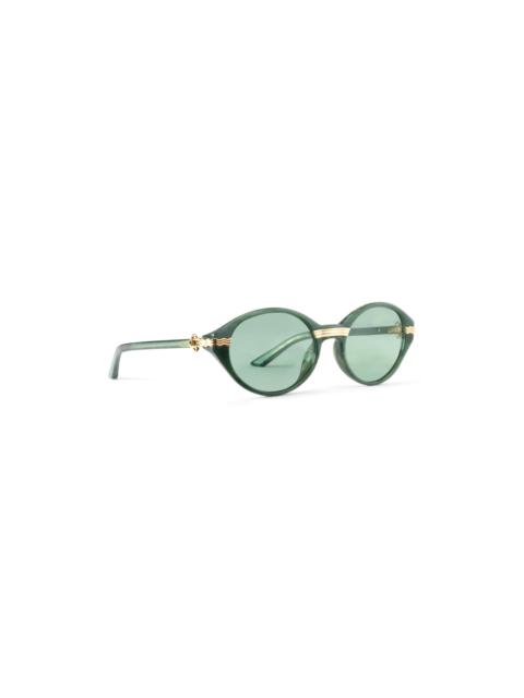Green & Gold Cannes Sunglasses