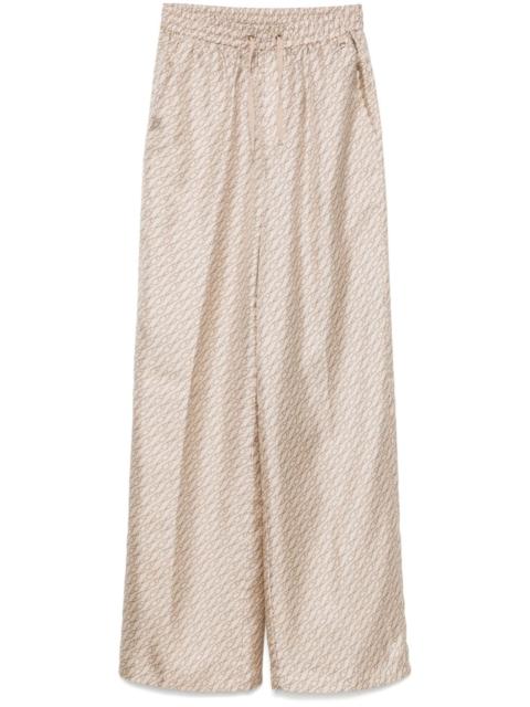 Herno Hanging Hook-print trousers