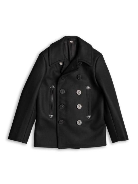 Buzz Rickson's Buzz Rickson's x William Gibson Pea Coat Black
