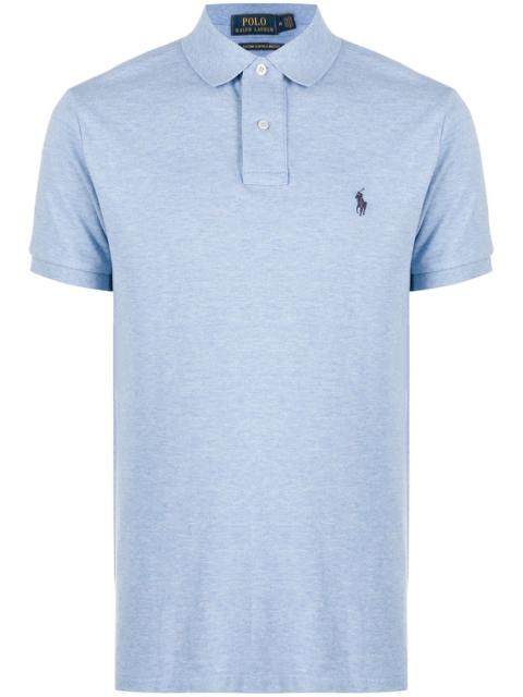 Polo Ralph Lauren Blue Embroidered Motif Polo Shirt